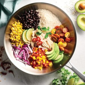 Tramontina Seattle Tri-Ply Clad Stainless Steel 12-Inch Frying Pan