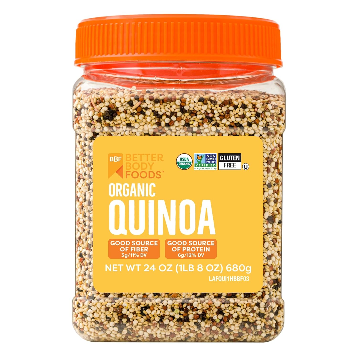 BetterBody Foods Organic Quinoa (3 lb)